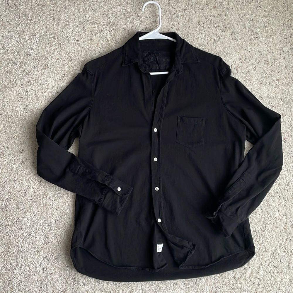 FRANK & EILEEN Tee Lab Button Front Jersey Shirt - Picture 7 of 15